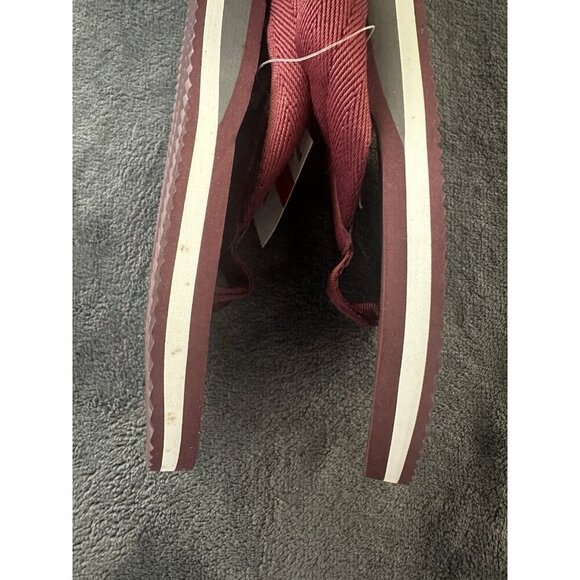 Lacoste Men's Randle SPM Canvas Flip Flop Red Size 11  New - Picture 15 of 16